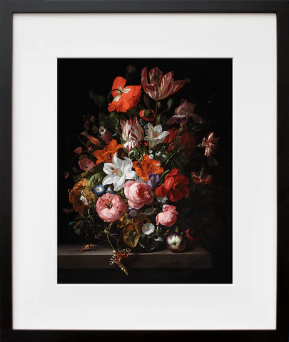 Flowers in a Glass Vase 2